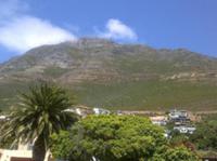 Mountain behind the flat